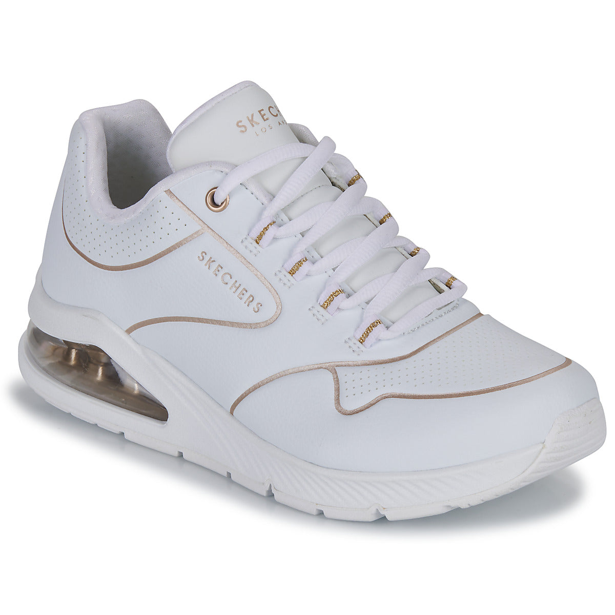 Sneakers basse Donna Skechers  UNO 2  Bianco