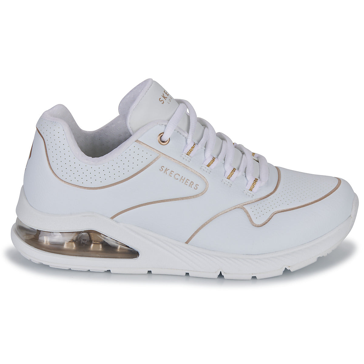 Sneakers basse Donna Skechers  UNO 2  Bianco