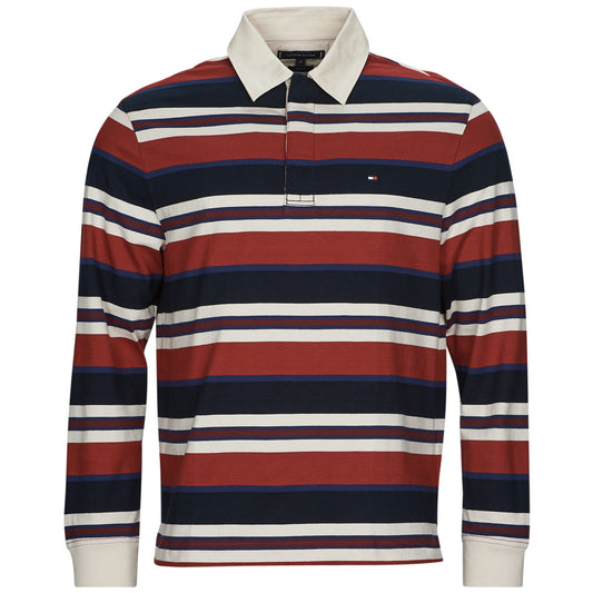 Polo maniche lunghe Uomo Tommy Hilfiger  NEW PREP STRIPE RUGBY  Multicolore