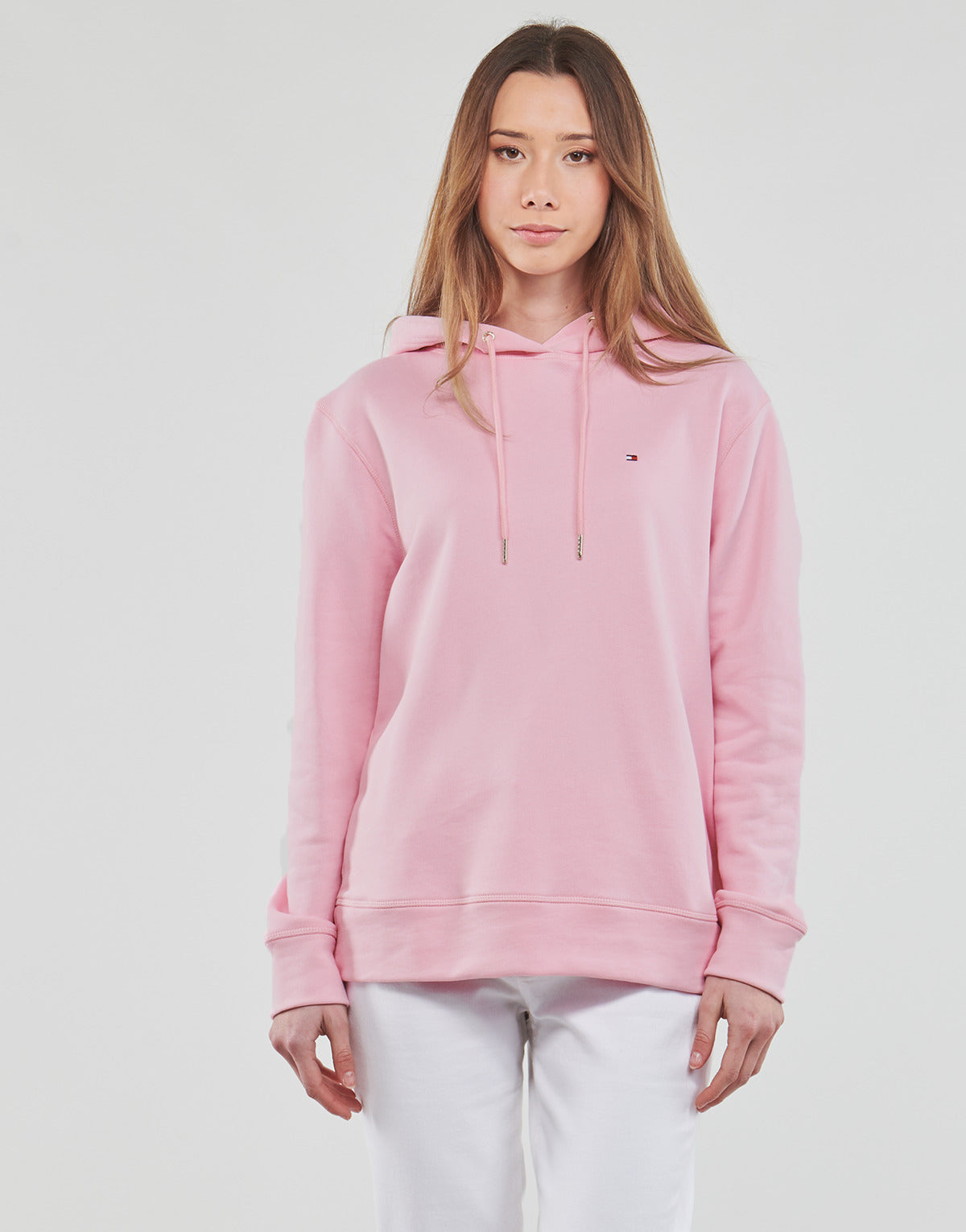 Felpa Donna Tommy Hilfiger  REGULAR HOODIE  Rosa