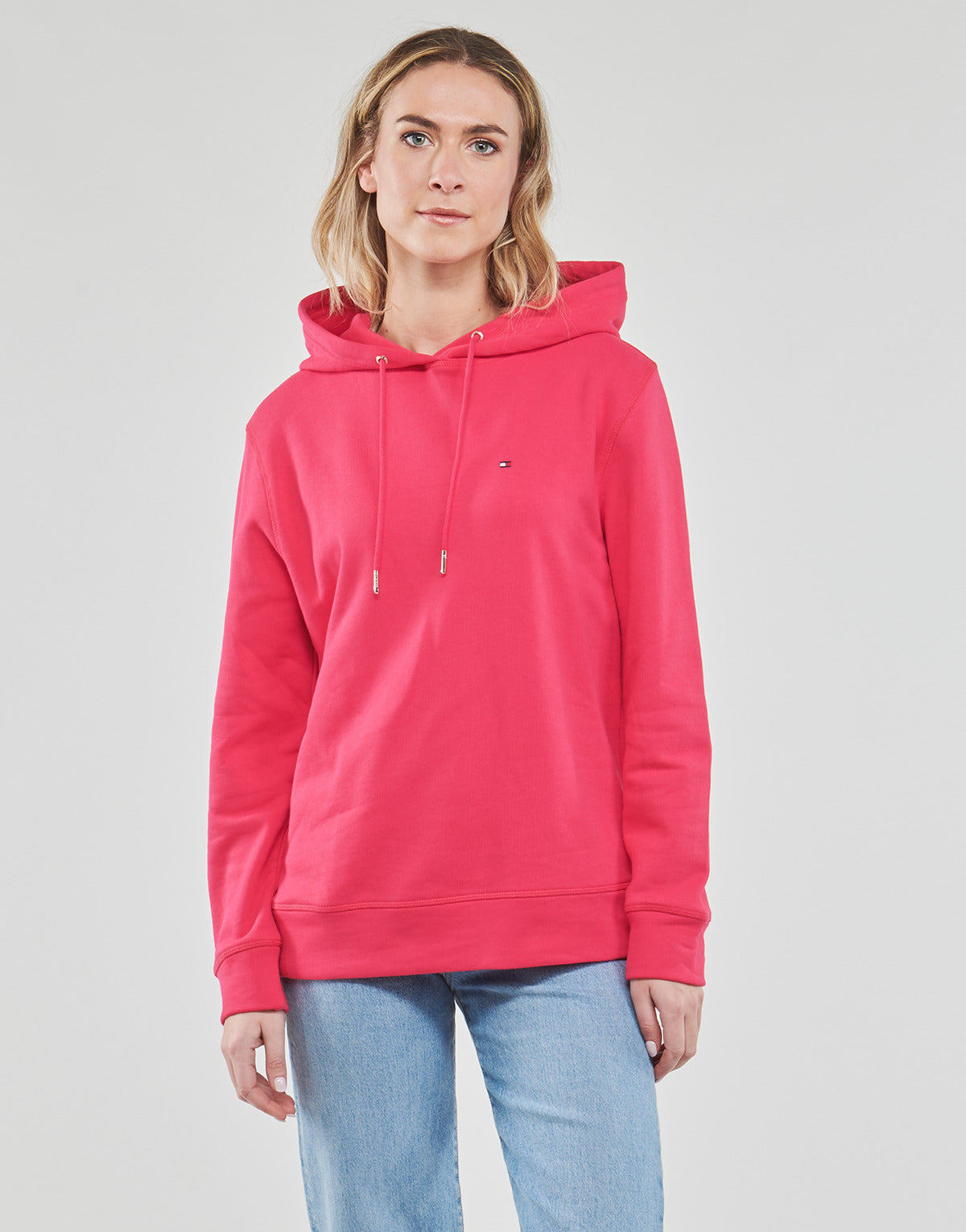 Felpa Donna Tommy Hilfiger  REGULAR HOODIE  Rosa