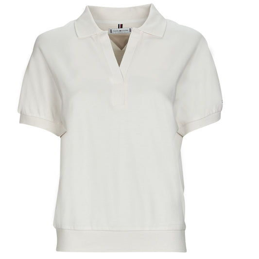 Polo Donna Tommy Hilfiger  RELAXED LYOCELL POLO SS  Bianco