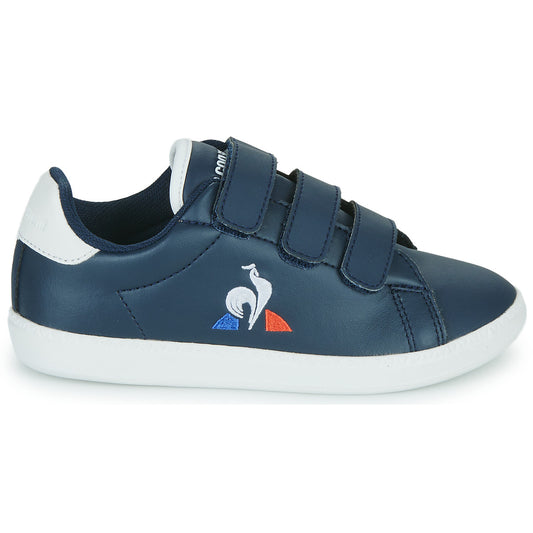 Scarpe bambini ragazzo Le Coq Sportif  COURTSET PS  Marine