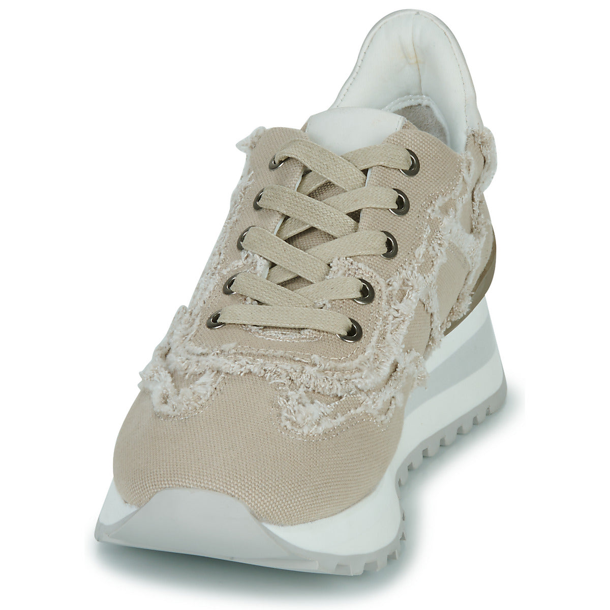 Sneakers basse Donna Regard  GIEN V2 CANVAS PANNA  Beige