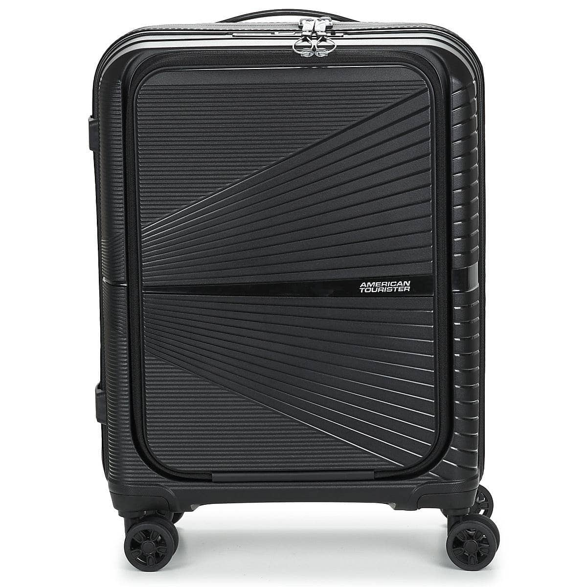 Valigia rigida Uomo American Tourister  AIRCONIC SPINNER 55/20 FRONTL. 15.6"  Nero