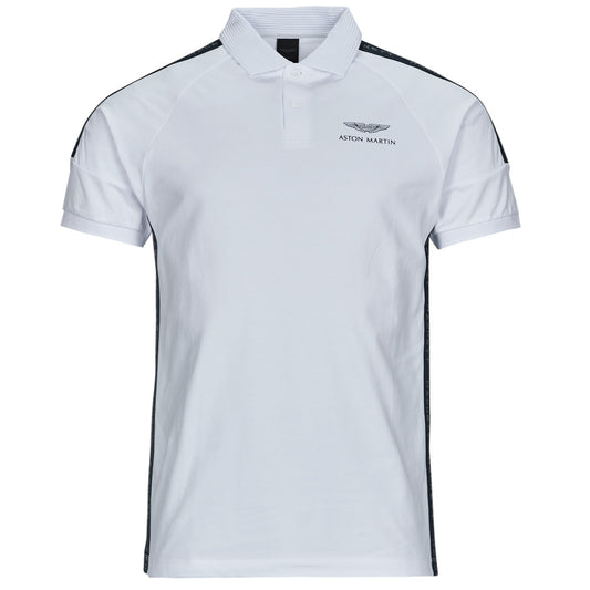 Polo Uomo Hackett  ASTON MARTIN BY HACKETT AMR MESH TAPE  Bianco