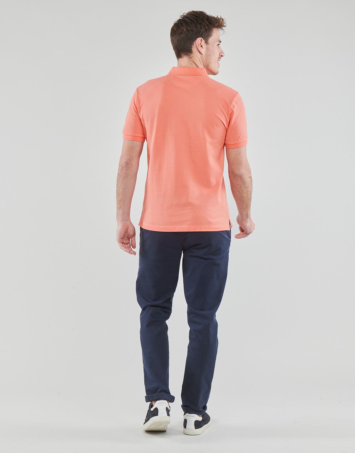 Polo Uomo Hackett  ESSENTIALS SLIM FIT LOGO  Rosa