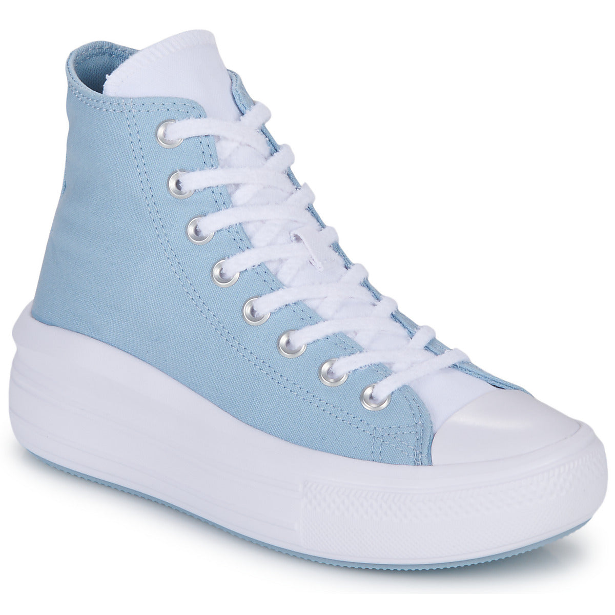 Sneakers alte Donna Converse  CHUCK TAYLOR ALL STAR MOVE CX PLATFORM HI  Blu