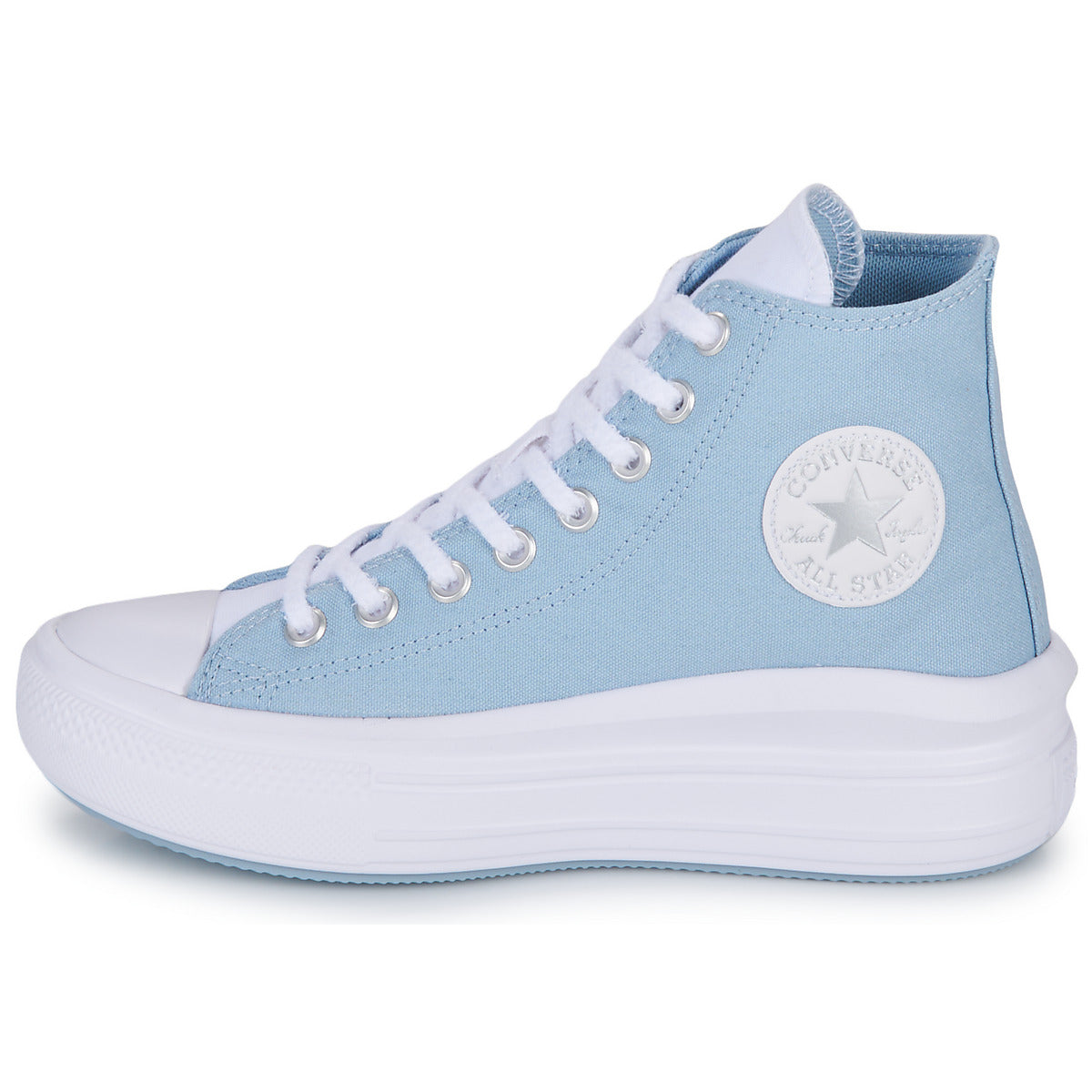 Sneakers alte Donna Converse  CHUCK TAYLOR ALL STAR MOVE CX PLATFORM HI  Blu