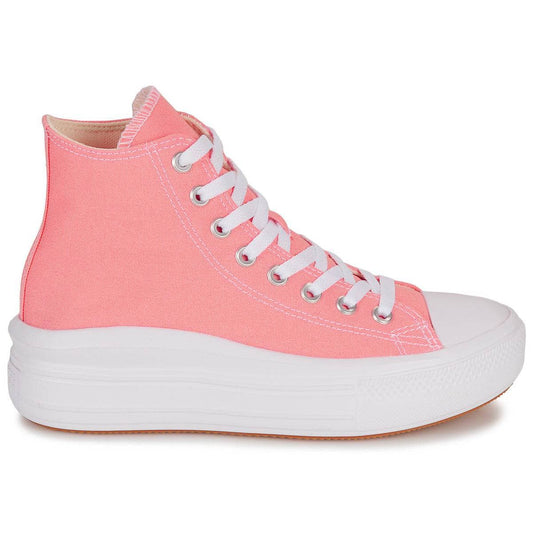 Sneakers alte Donna Converse  CHUCK TAYLOR ALL STAR MOVE PLATFORM SEASONAL COLOR-LAWN FLAMINGO  Rosa