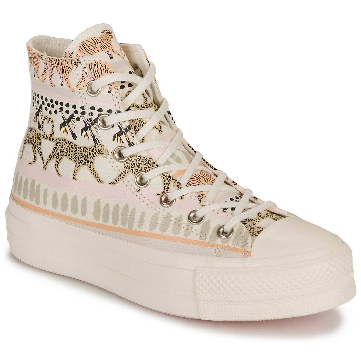 Sneakers alte Donna Converse  CHUCK TAYLOR ALL STAR  LIFT-ANIMAL ABSTRACT  Multicolore