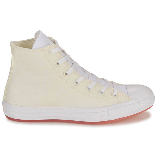 Sneakers alte Donna Converse  CHUCK TAYLOR ALL STAR MARBLED-EGRET/CHEEKY CORAL/LAWN FLAMINGO  Bianco