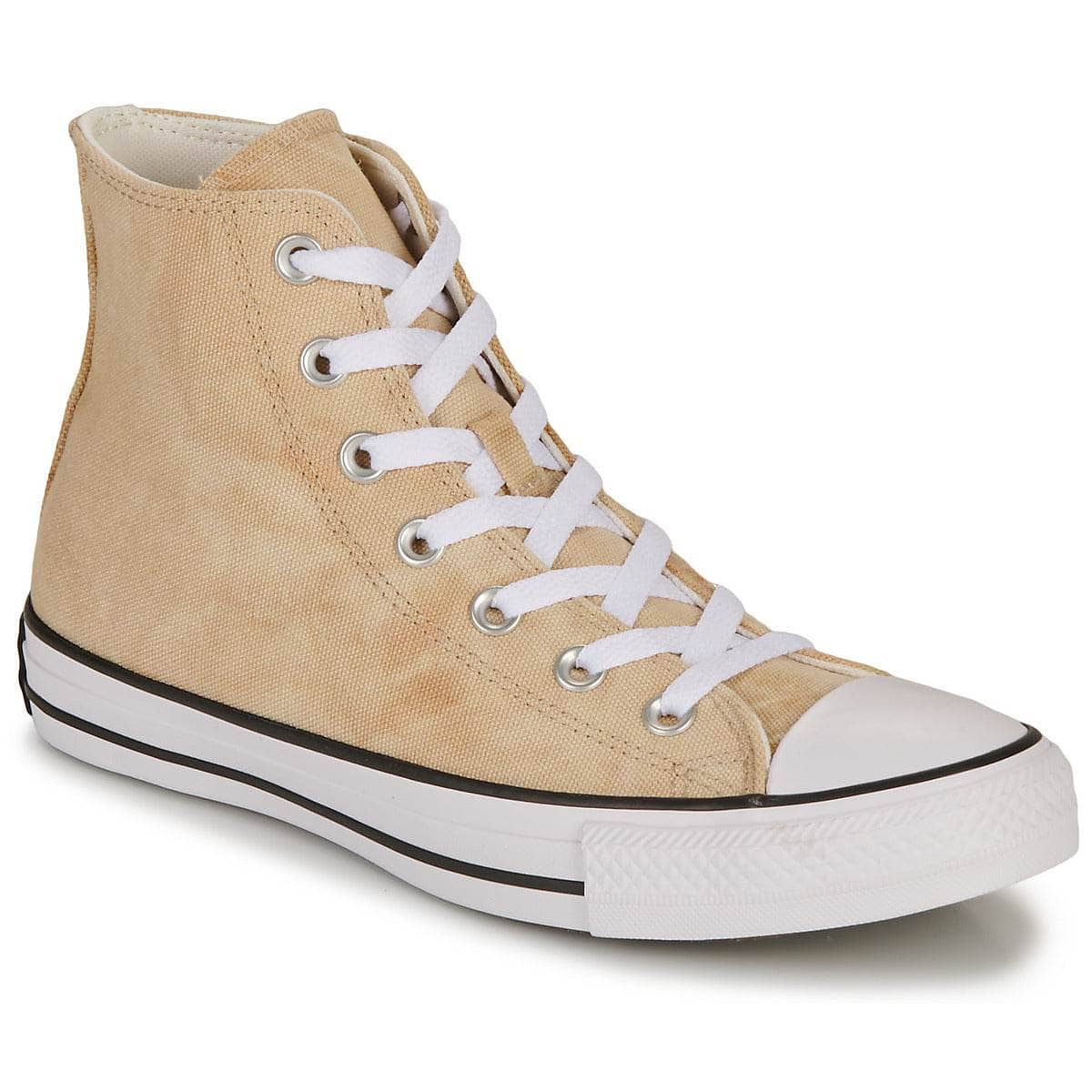 Sneakers alte Donna Converse  CHUCK TAYLOR ALL STAR SUN WASHED TEXTILE-NAUTICAL MENSWEAR  Marrone