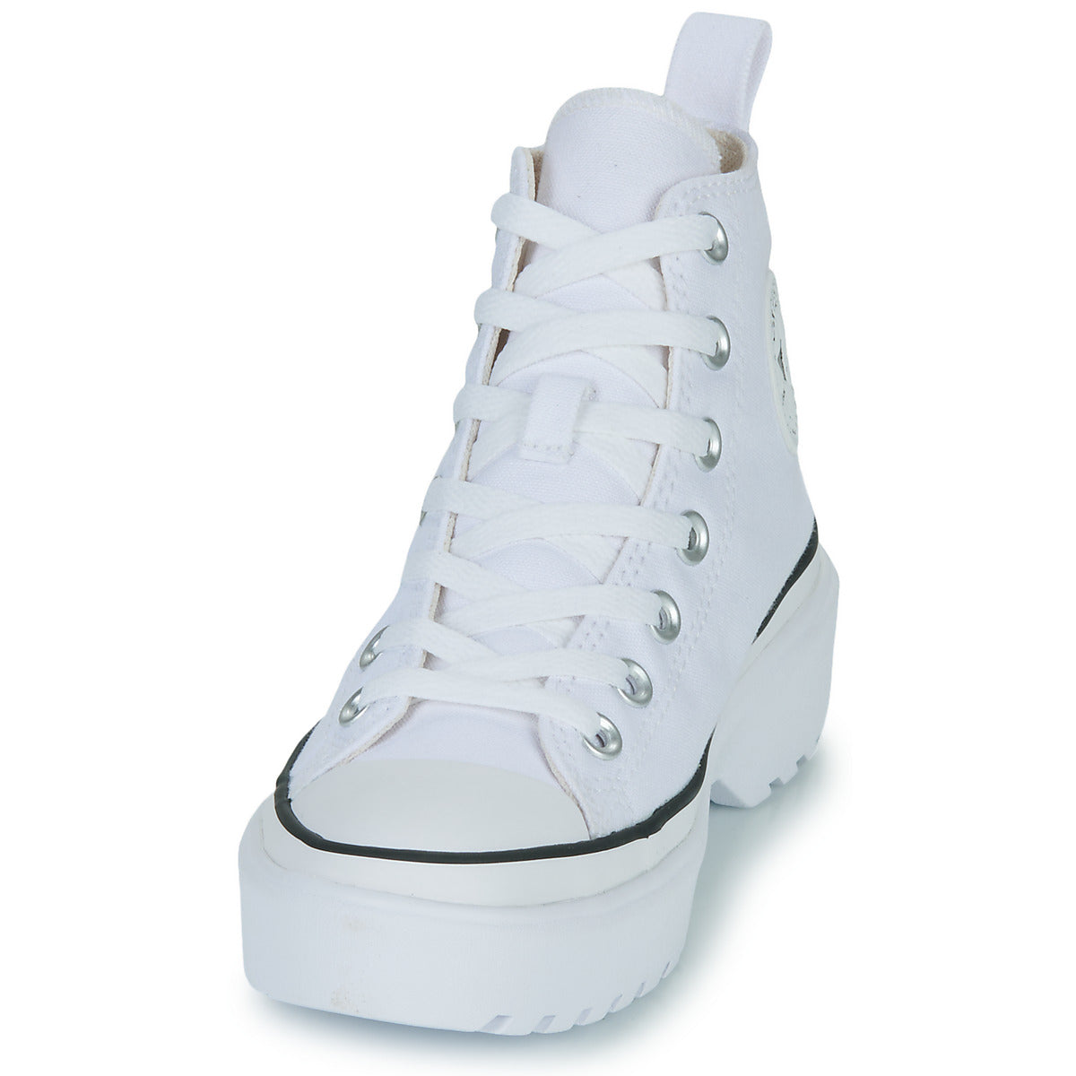 Scarpe bambini ragazza Converse  CHUCK TAYLOR ALL STAR LUGGED LIFT PLATFORM CANVAS HI  Bianco