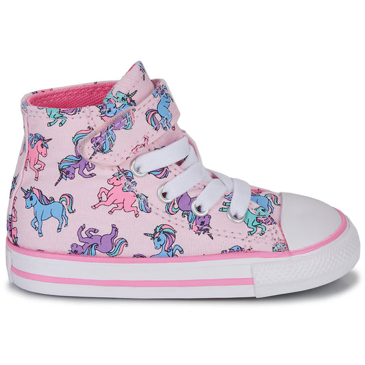 Scarpe bambini ragazza Converse  CHUCK TAYLOR ALL STAR 1V UNICORNS HI  Multicolore