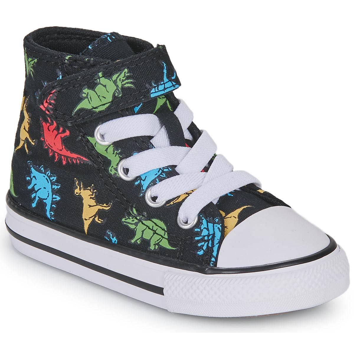 Scarpe bambini ragazzo Converse  Chuck Taylor All Star 1V Dinosaurs Hi  Multicolore