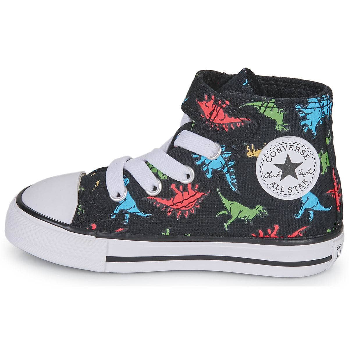 Scarpe bambini ragazzo Converse  Chuck Taylor All Star 1V Dinosaurs Hi  Multicolore