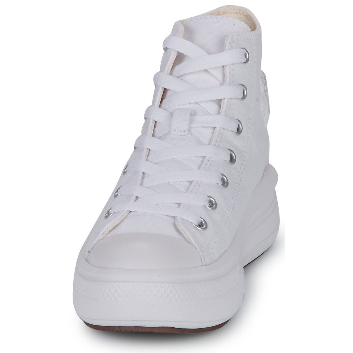 Scarpe bambini ragazza Converse  CHUCK TAYLOR ALL STAR MOVE PLATFORM RAINBOW CLOUD HI  Bianco