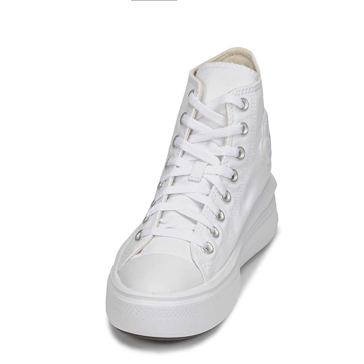 Scarpe bambini ragazza Converse  CHUCK TAYLOR ALL STAR MOVE PLATFORM RAINBOW CLOUD HI  Bianco