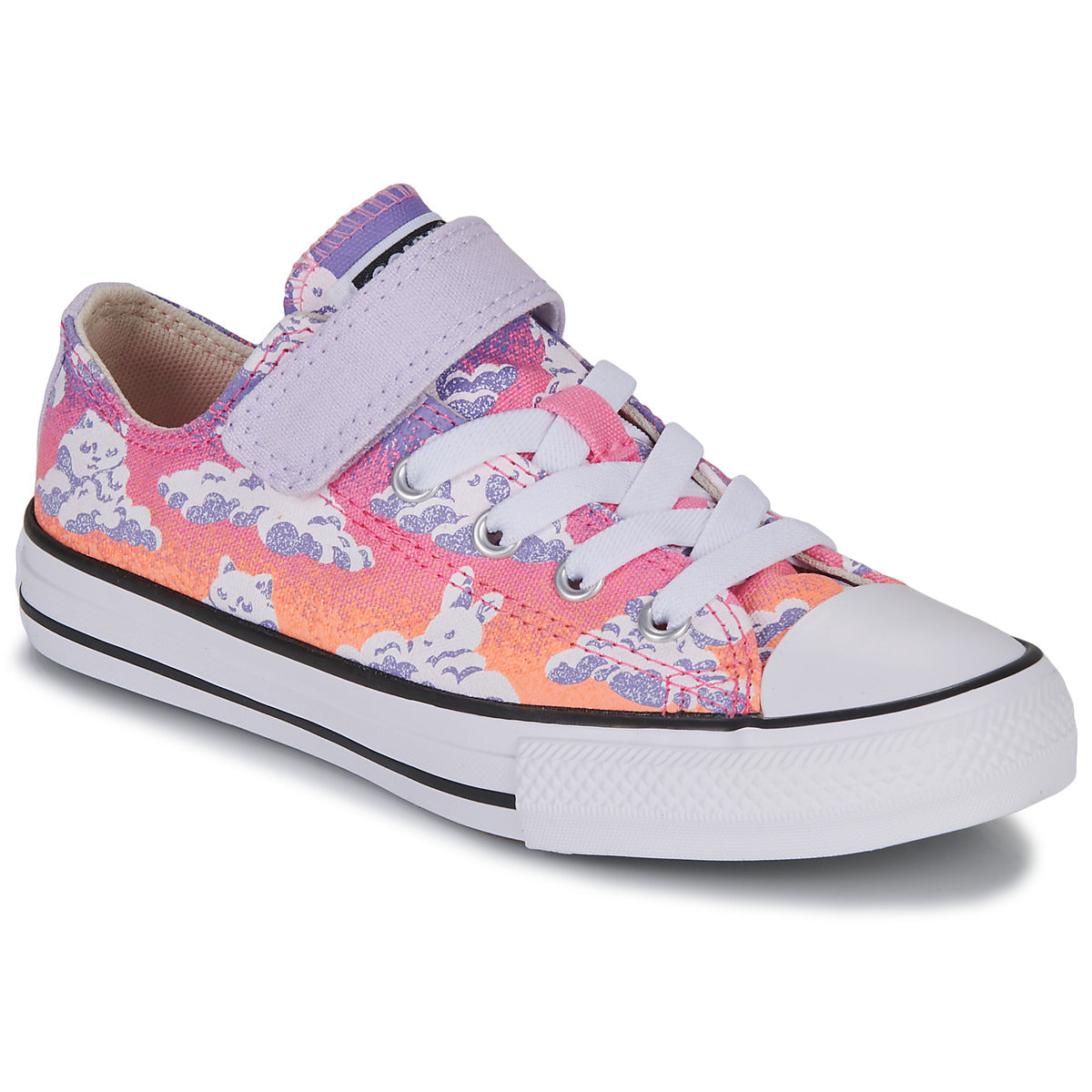 Scarpe bambini ragazza Converse  CHUCK TAYLOR ALL STAR 1V EASY-ON CLOUD GAZER OX  Multicolore