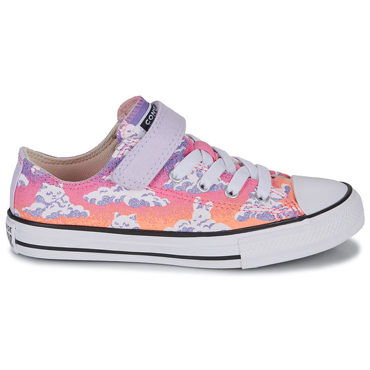 Scarpe bambini ragazza Converse  CHUCK TAYLOR ALL STAR 1V EASY-ON CLOUD GAZER OX  Multicolore