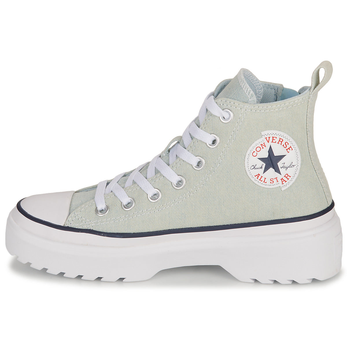 Scarpe bambini ragazza Converse  KIDS' CONVERSE CHUCK TAYLOR ALL STAR LUGGED LIFT PLATFORM RETRO  Grigio