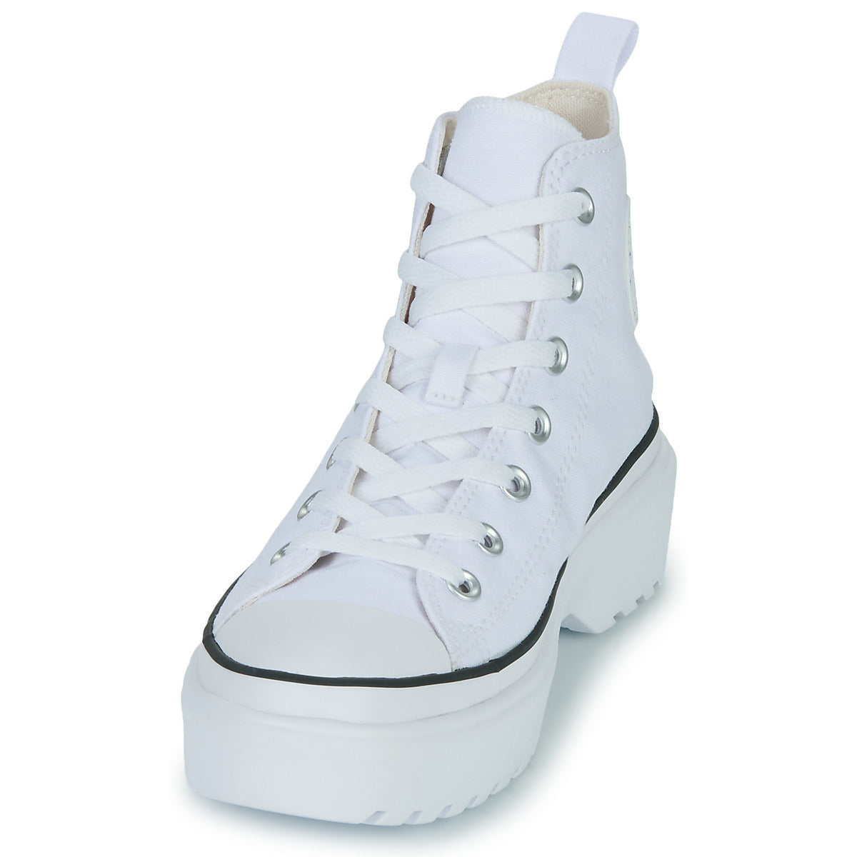 Scarpe bambini ragazza Converse  CHUCK TAYLOR ALL STAR LUGGED LIFT PLATFORM CANVAS HI  Bianco