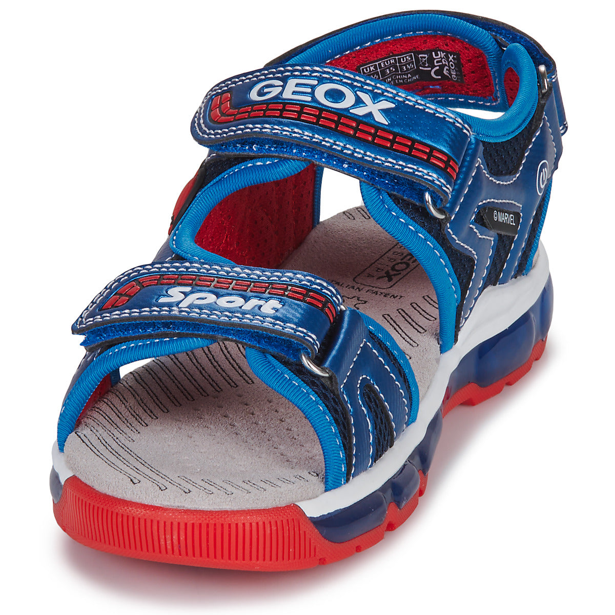 Sandali bambini ragazzo Geox  J SANDAL ANDROID BOY  Blu