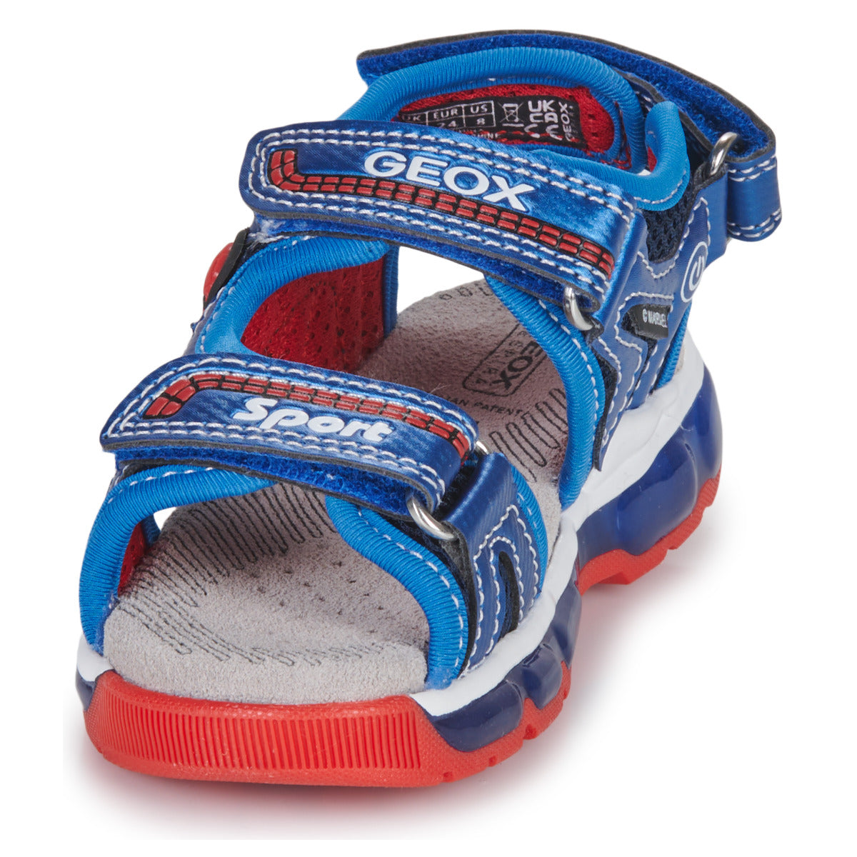 Sandali bambini ragazzo Geox  J SANDAL ANDROID BOY  Blu