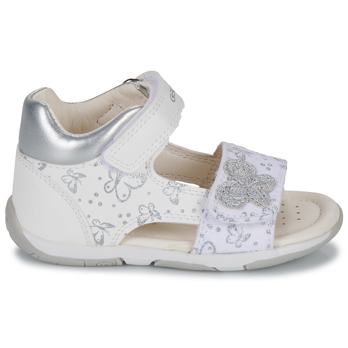 Sandali bambini ragazza Geox  B SANDAL TAPUZ GIRL  Bianco