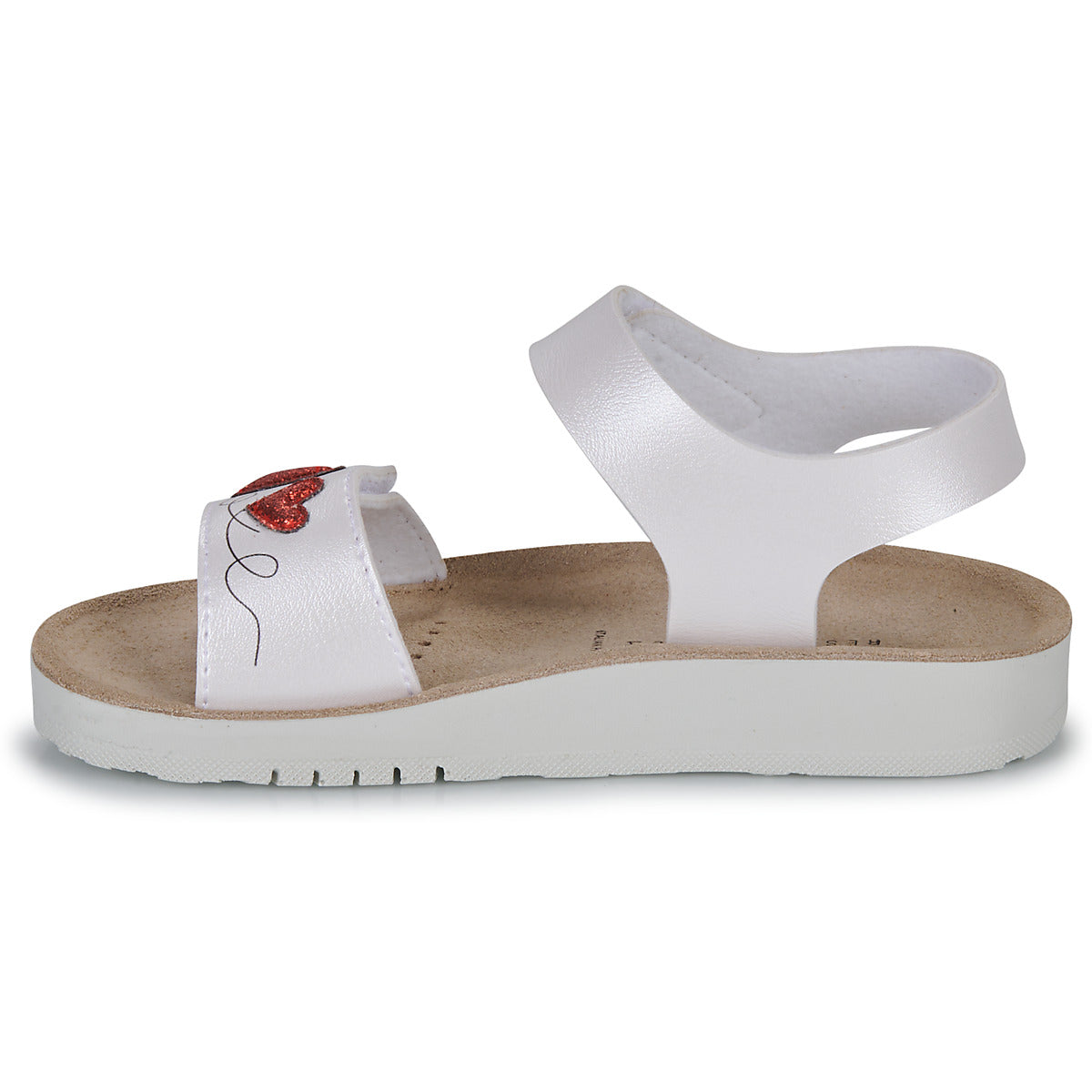 Sandali bambini ragazza Geox  J SANDAL COSTAREI GI  Bianco