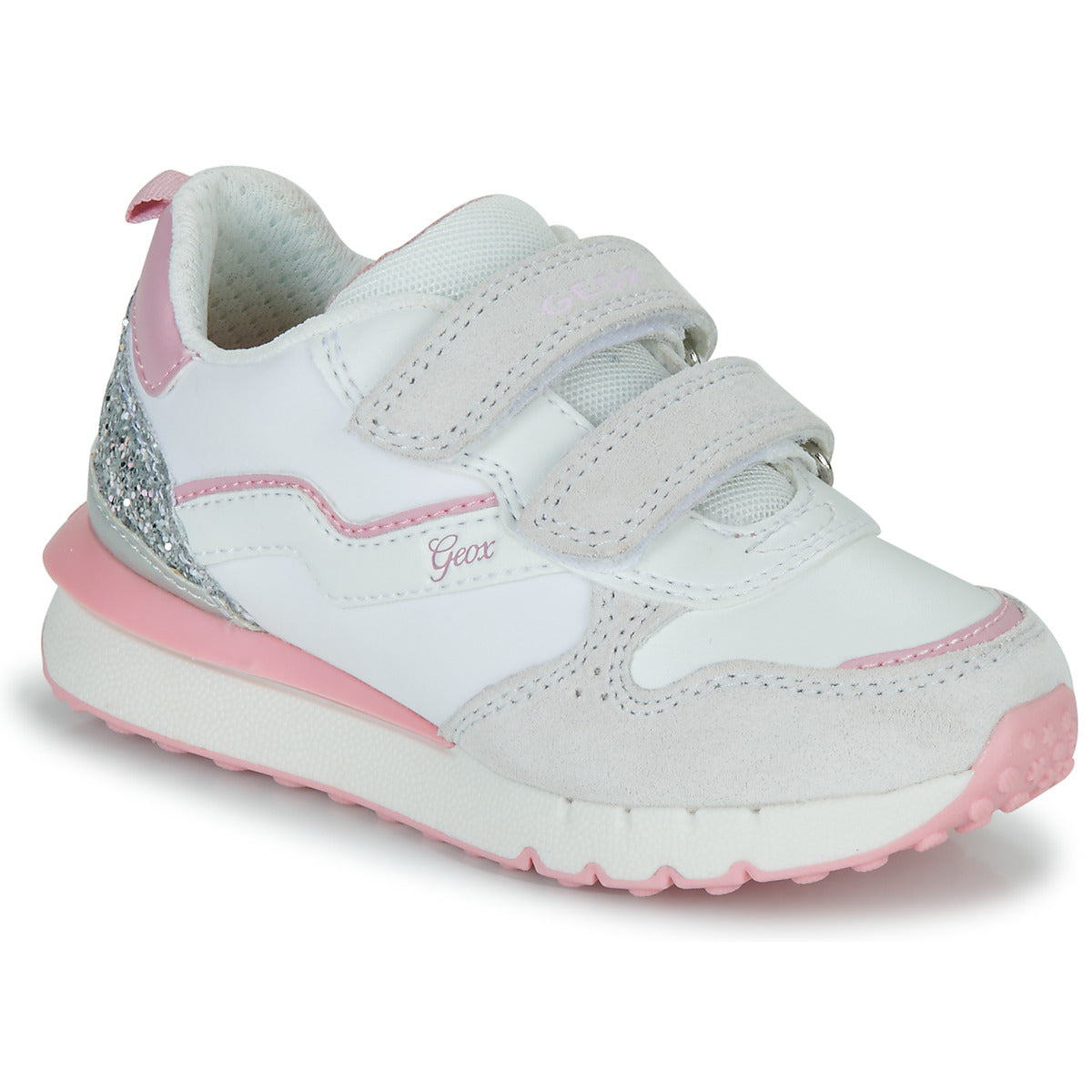 Scarpe bambini ragazza Geox  J FASTICS GIRL  Bianco