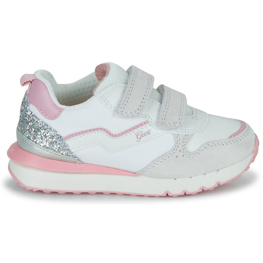 Scarpe bambini ragazza Geox  J FASTICS GIRL  Bianco