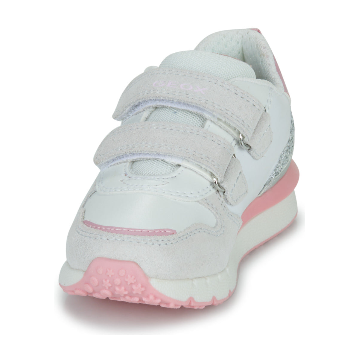 Scarpe bambini ragazza Geox  J FASTICS GIRL  Bianco