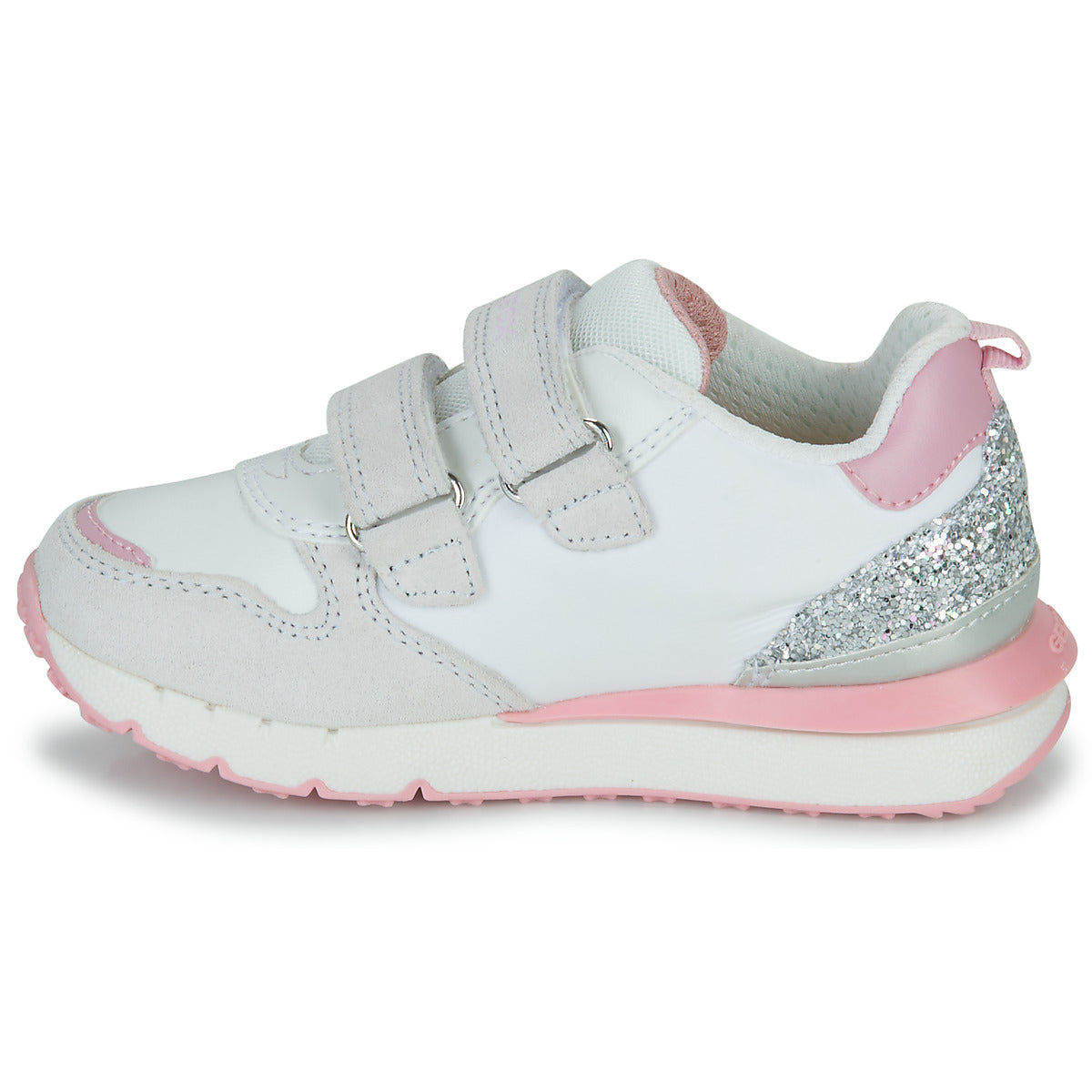 Scarpe bambini ragazza Geox  J FASTICS GIRL  Bianco