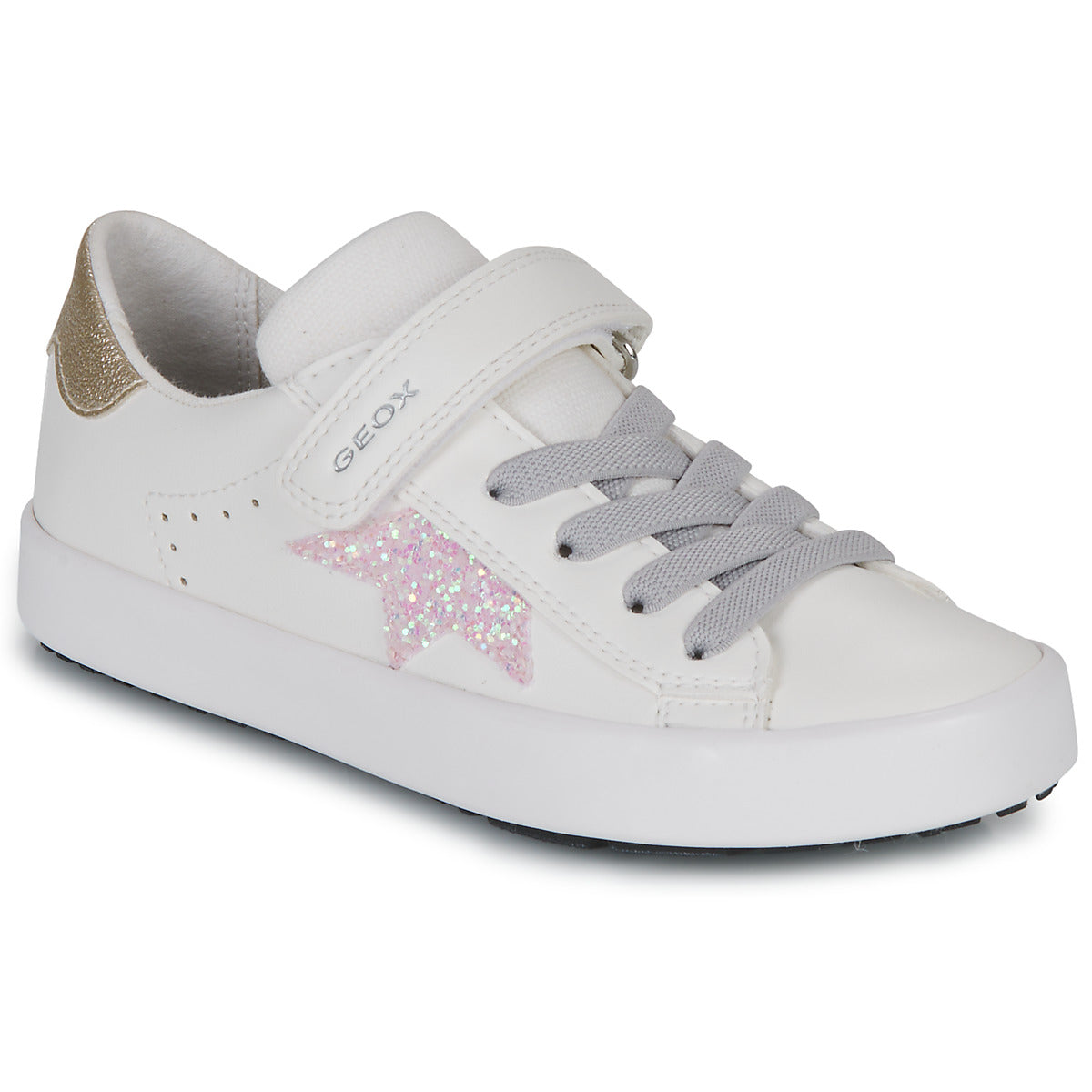 Scarpe bambini ragazza Geox  JR KILWI GIRL  Bianco