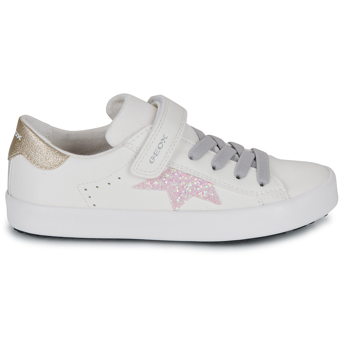 Scarpe bambini ragazza Geox  JR KILWI GIRL  Bianco