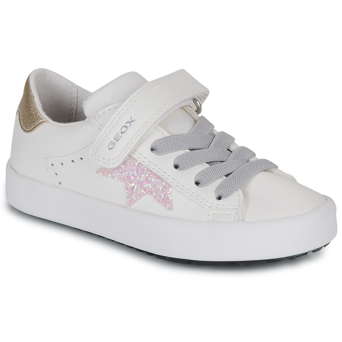 Scarpe bambini ragazza Geox  JR KILWI GIRL  Bianco