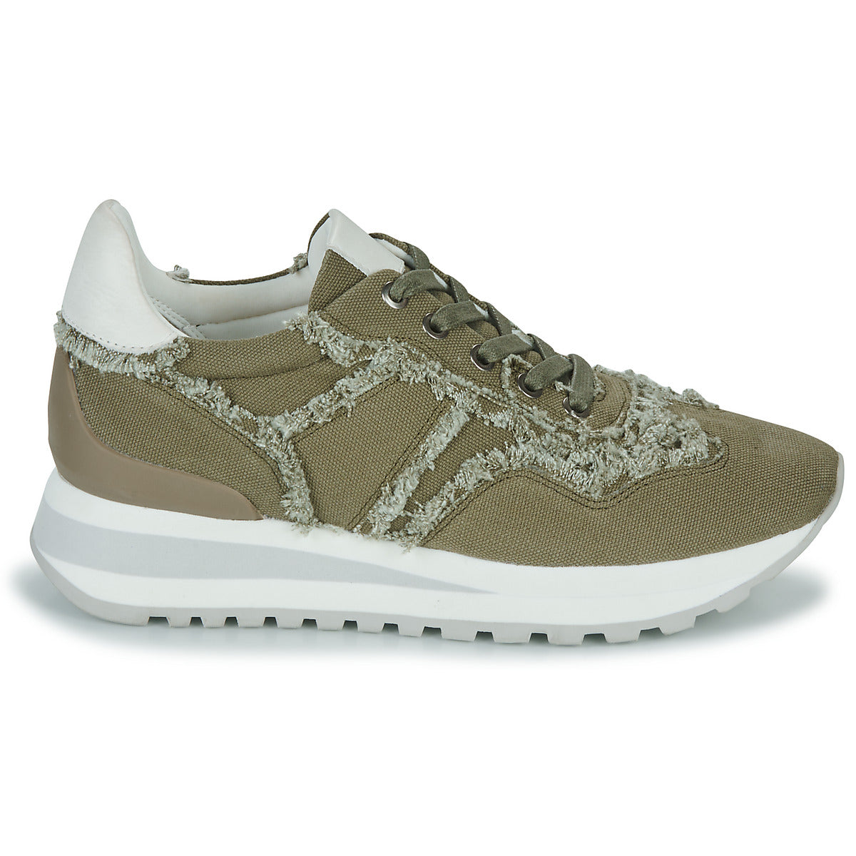 Sneakers basse Donna Regard  GIEN V4 CANVAS KAKI  Verde