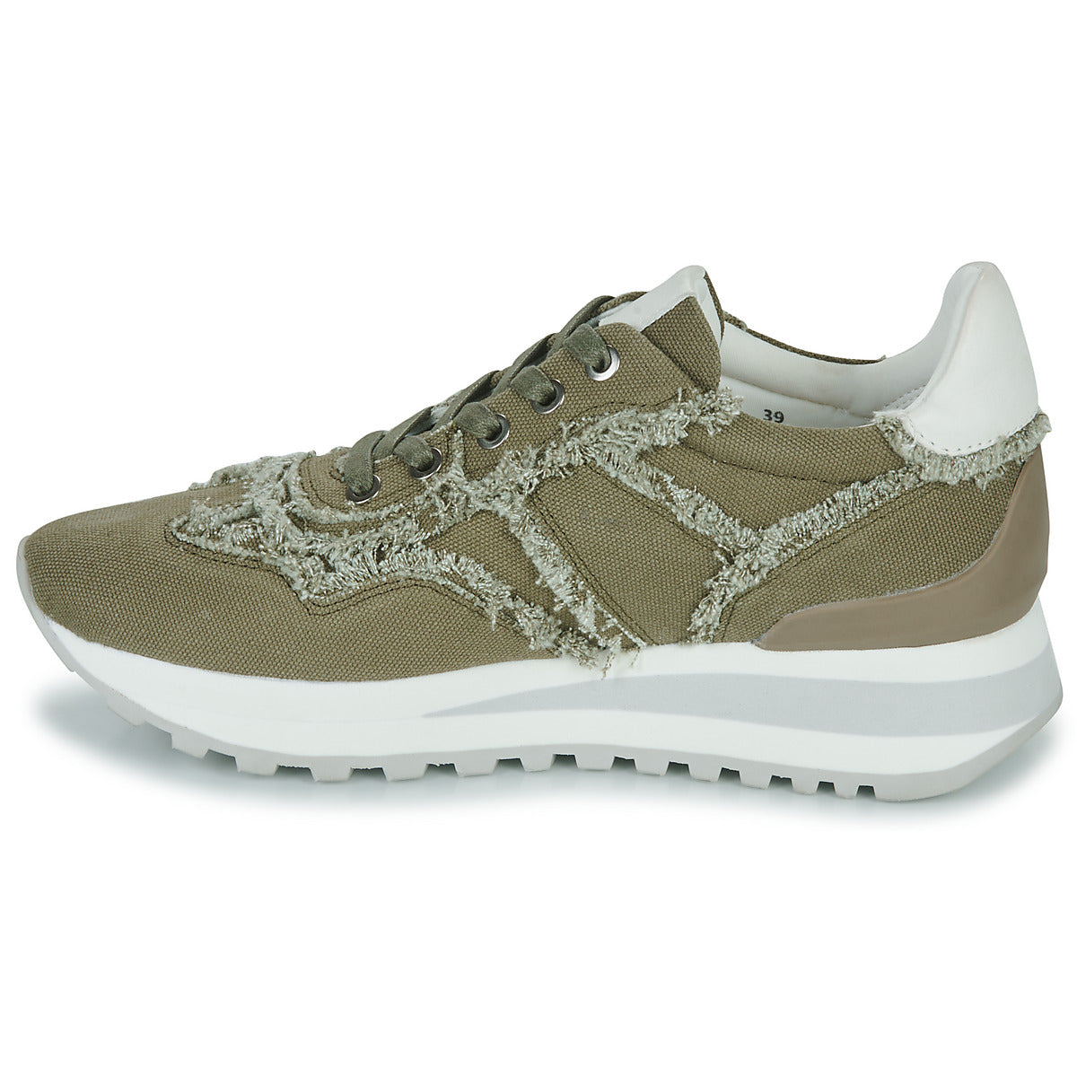 Sneakers basse Donna Regard  GIEN V4 CANVAS KAKI  Verde