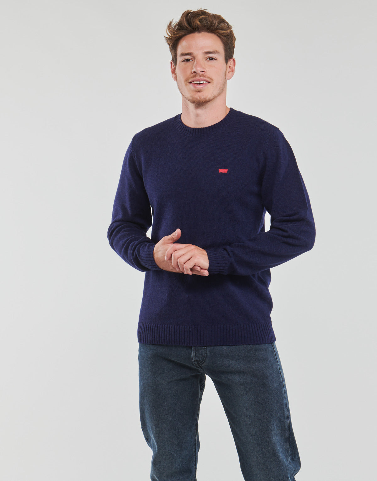 Maglione Uomo Levis  ORIGINAL HM SWEATER  Marine