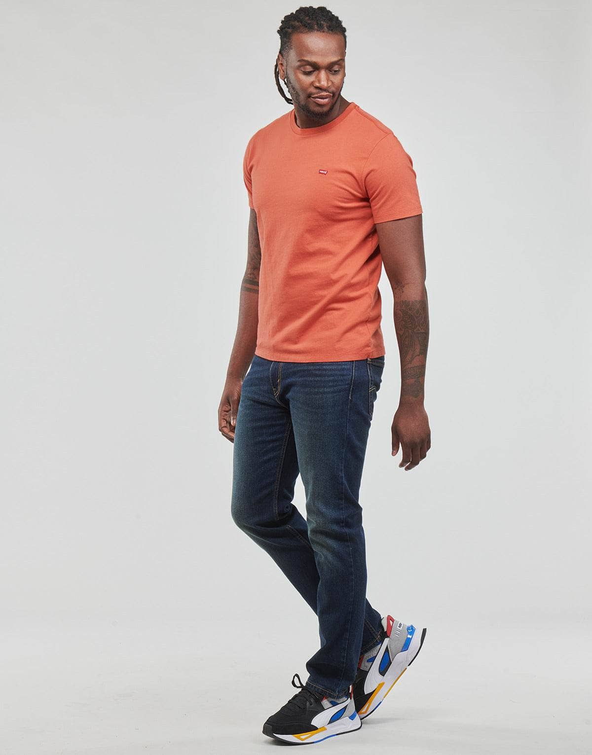 T-shirt Uomo Levis  SS ORIGINAL HM TEE  Arancio