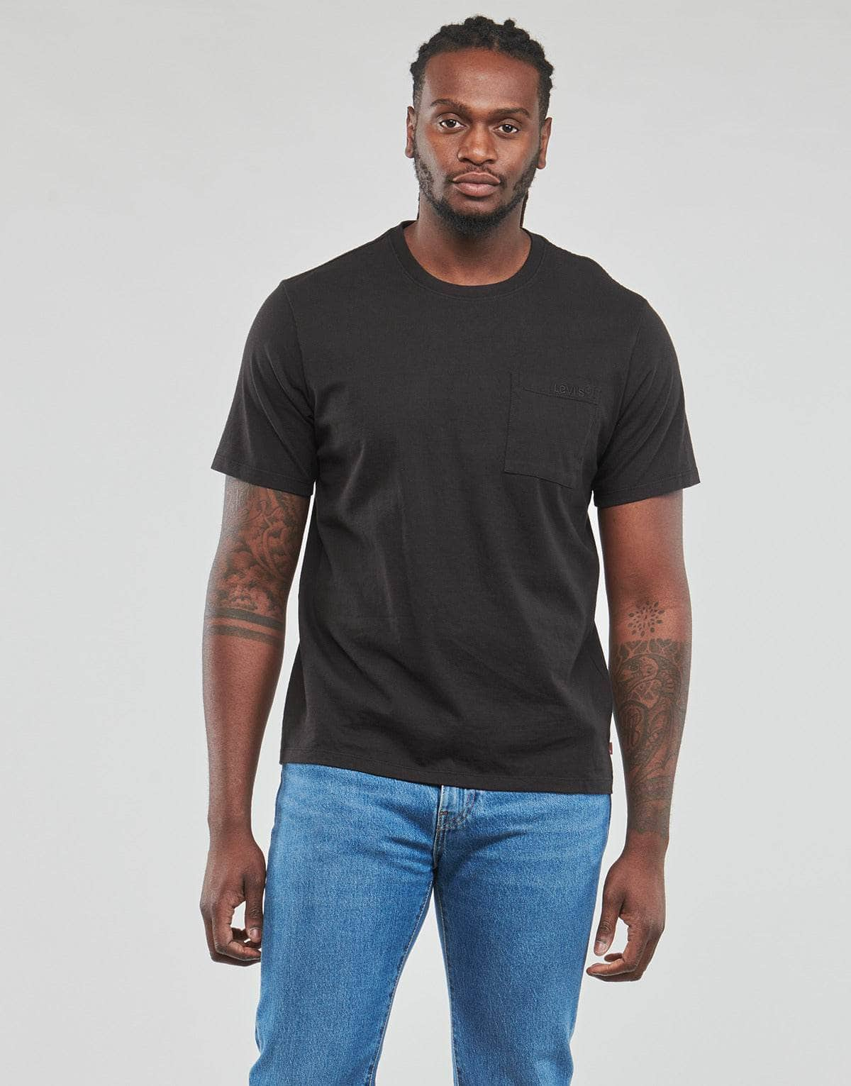 T-shirt Uomo Levis  SS POCKET TEE RLX  Nero