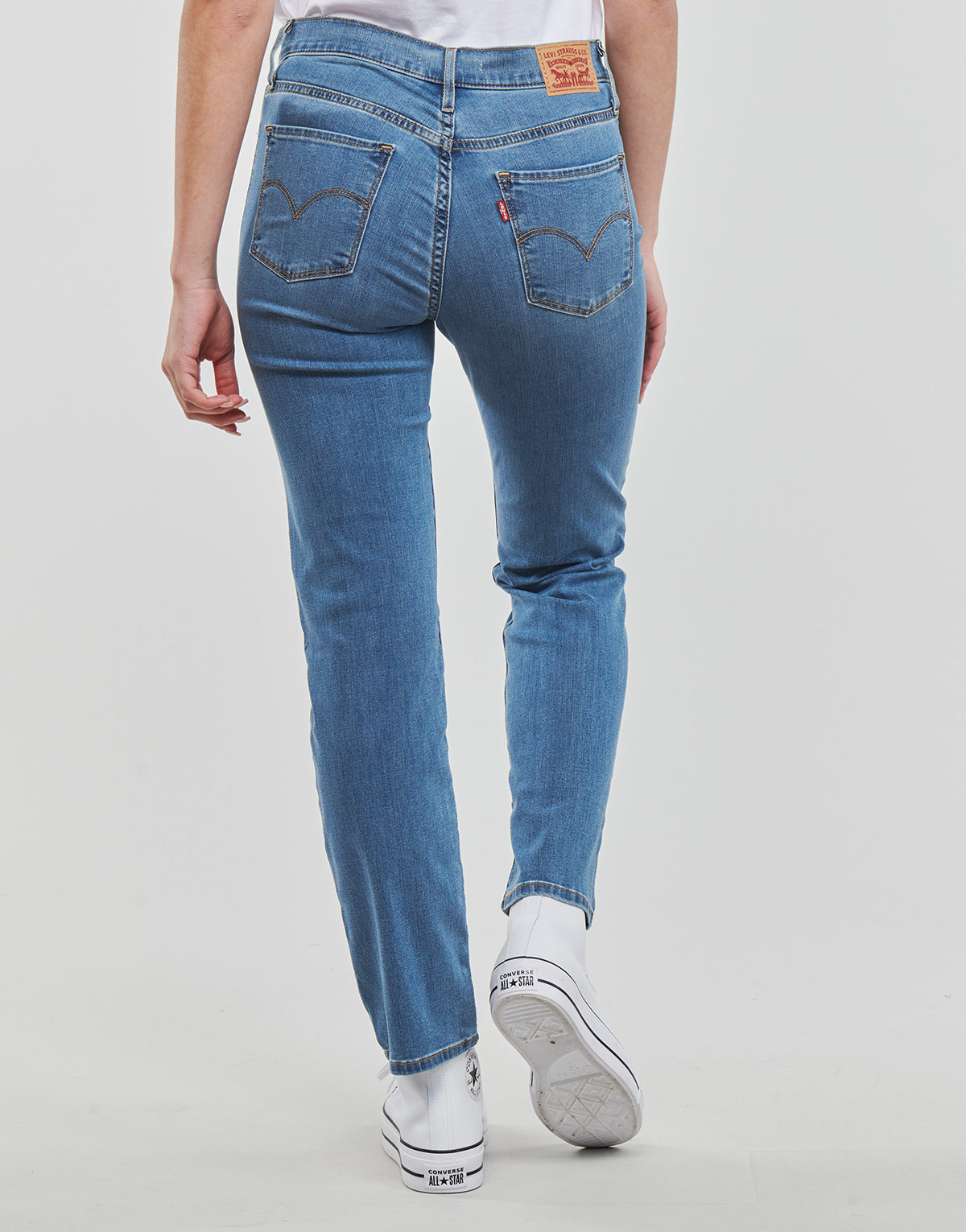 Jeans Donna Levis  314 SHAPING STRAIGHT  Blu