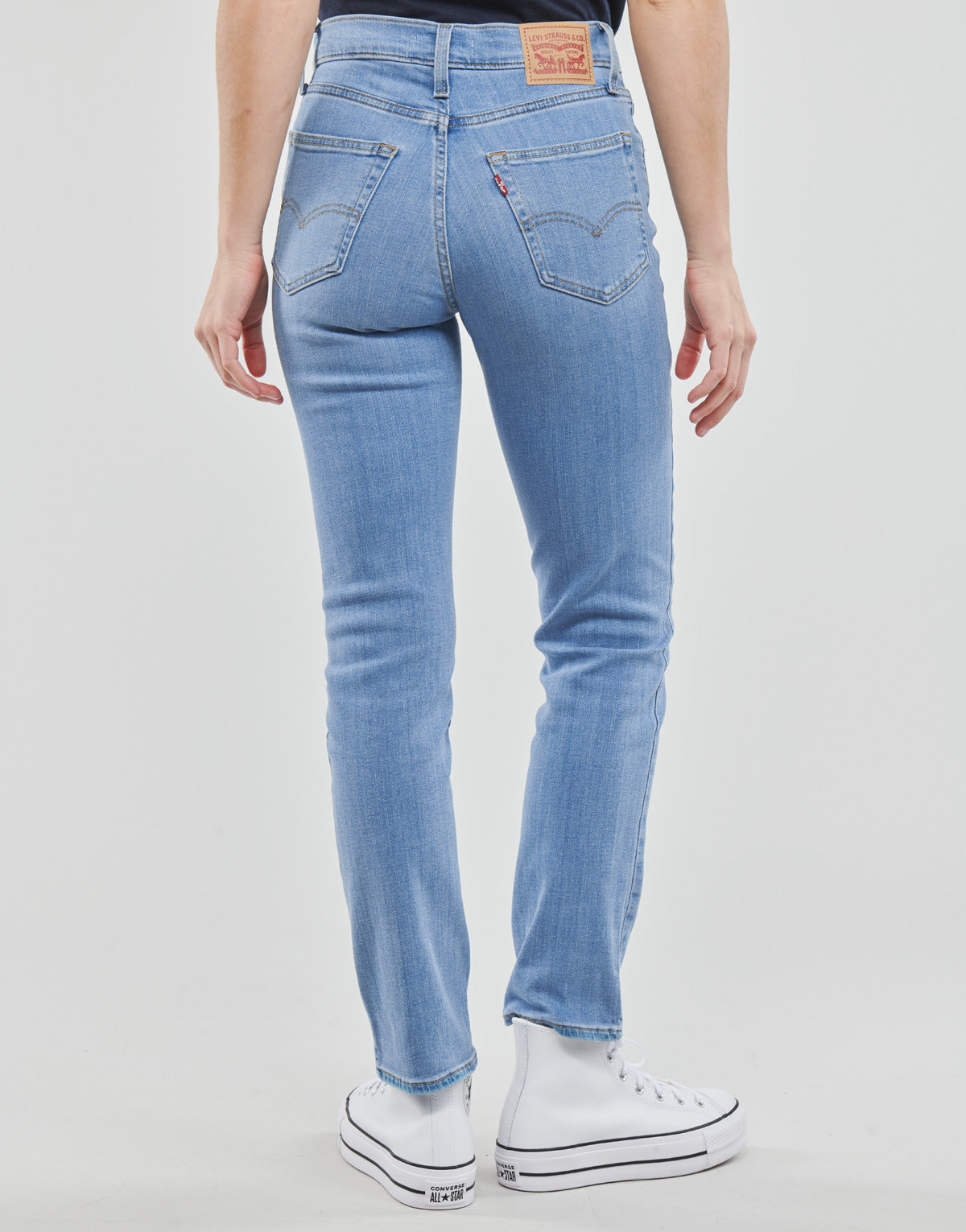 Jeans Donna Levis  724 HIGH RISE STRAIGHT  Blu