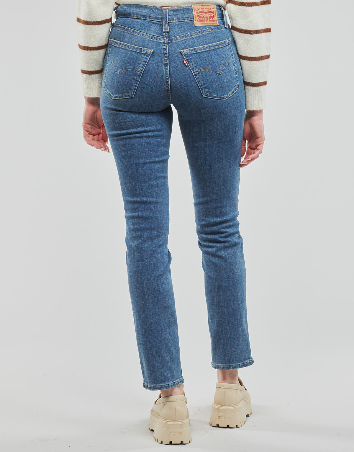 Jeans Donna Levis  724 HIGH RISE STRAIGHT  Blu