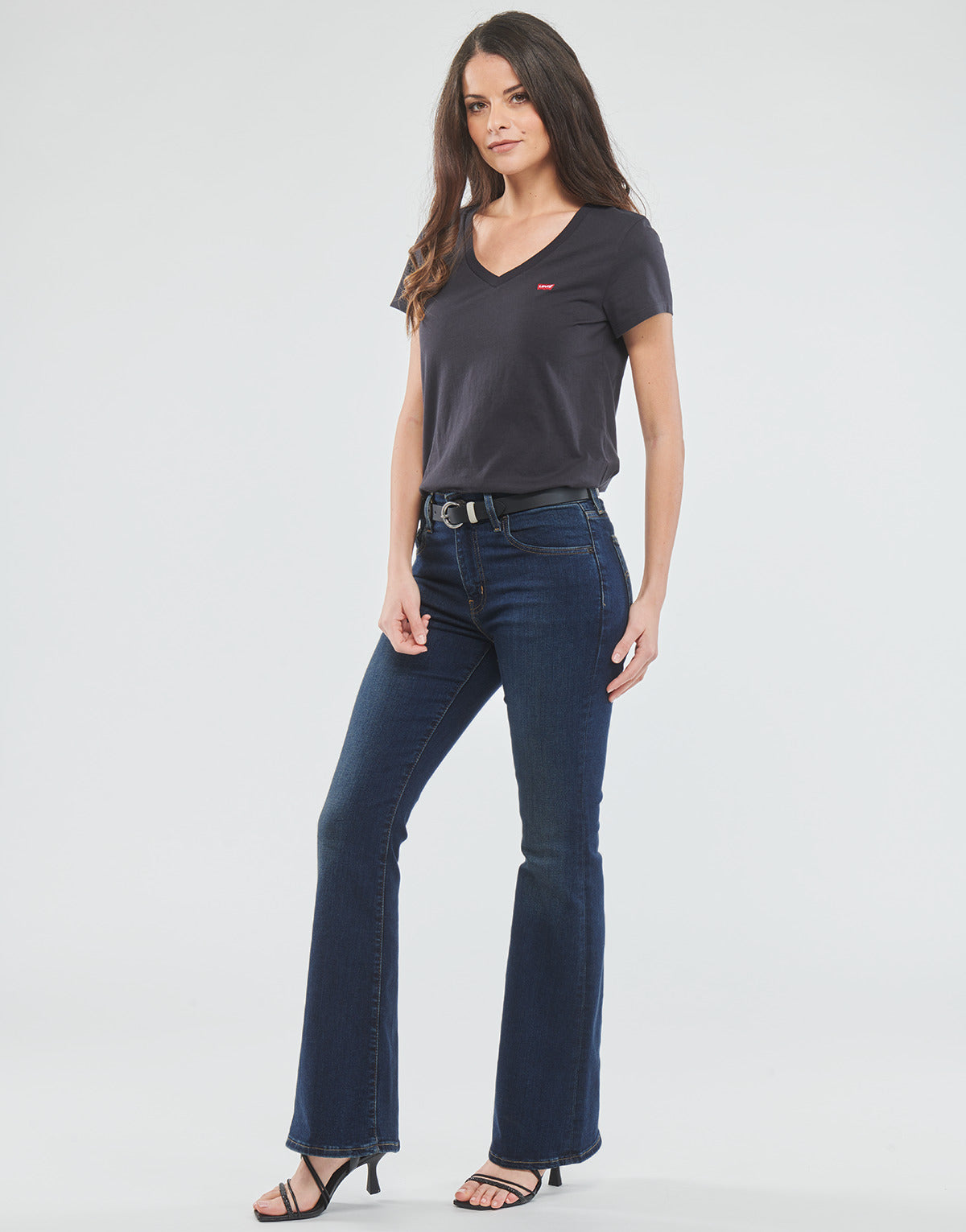 Jeans Flare Donna Levis  726 HR FLARE  Marine