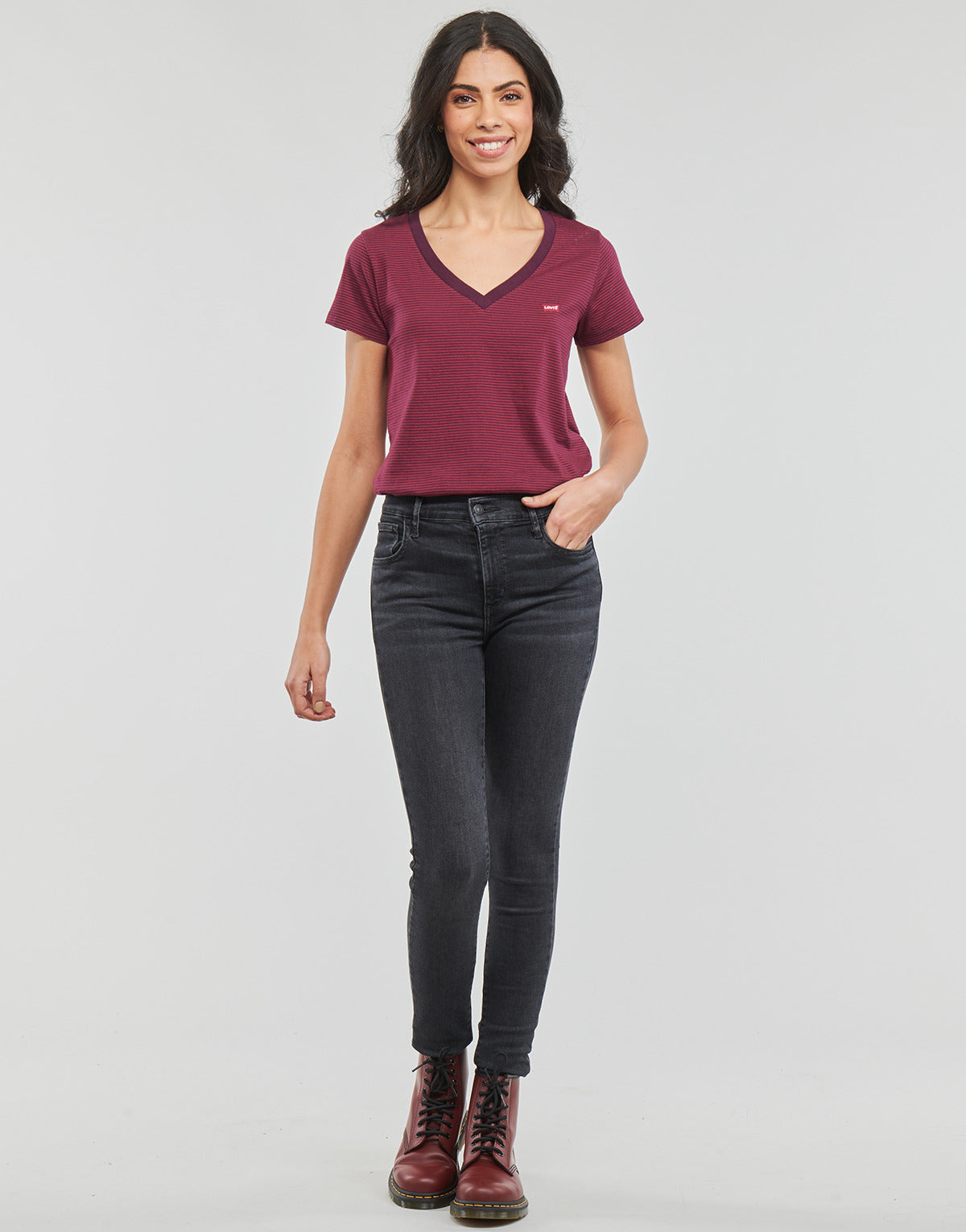 Jeans skynny Donna Levis  720 HIRISE SUPER SKINNY  Nero