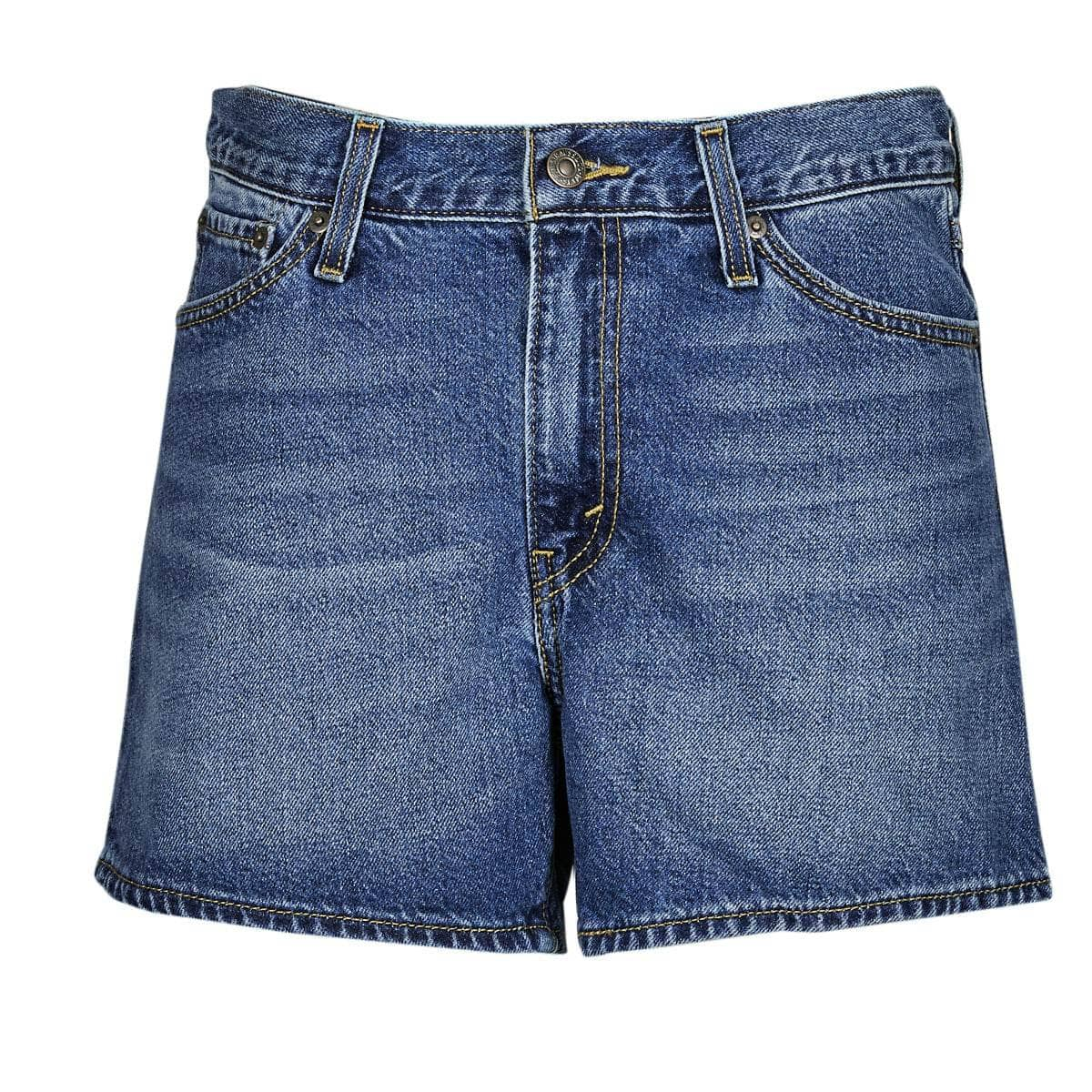 Shorts Donna Levis  80S MOM SHORT  Blu