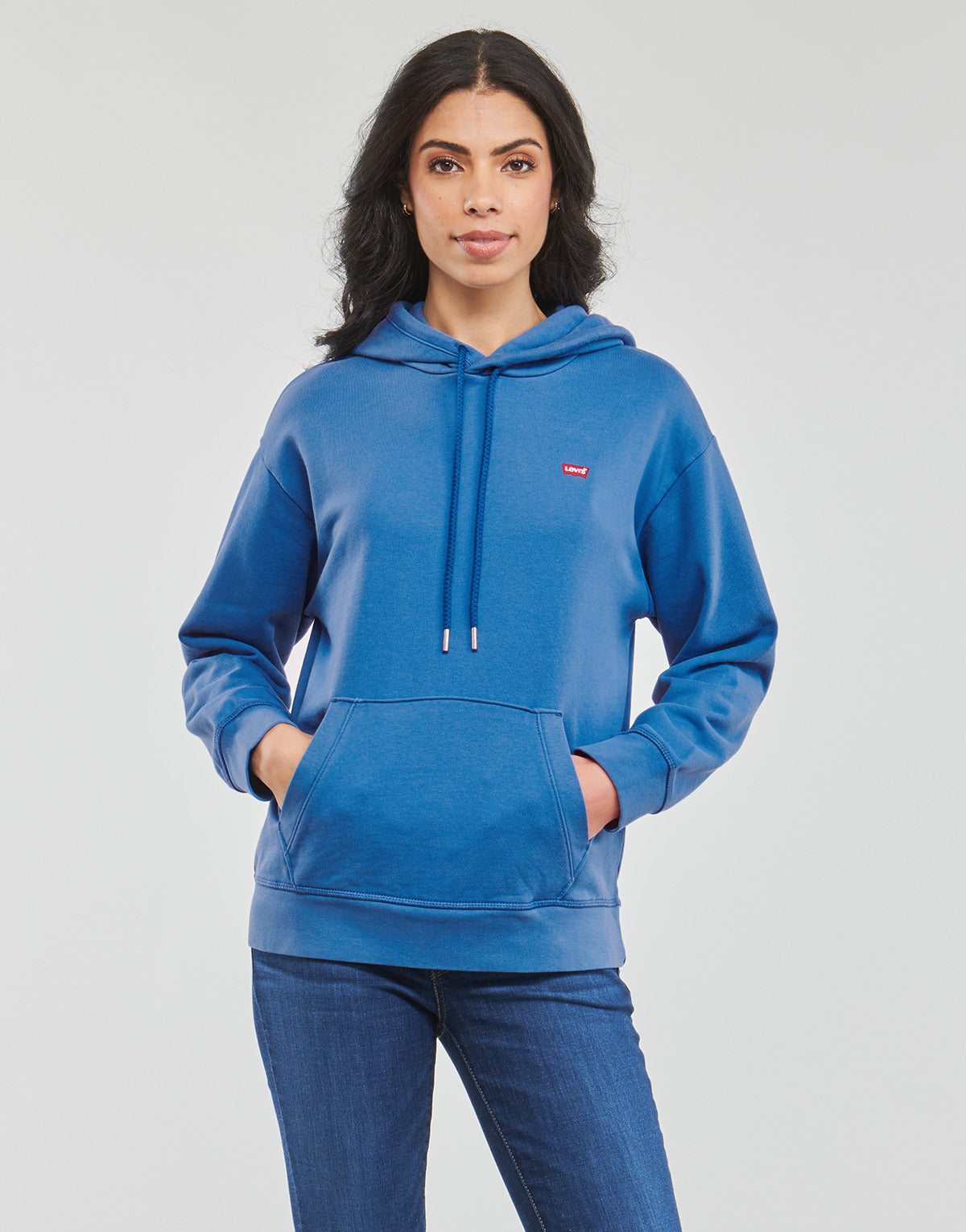 Felpa Donna Levis  STANDARD HOODIE  Blu